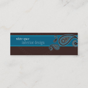 MINI BUSINESS CARD :: paisley 1