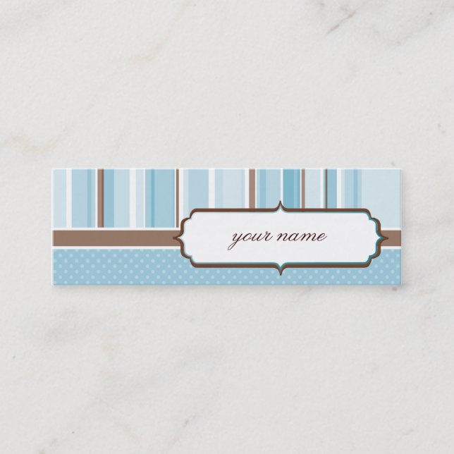 MINI BUSINESS CARD :: vintage 5 (Front)