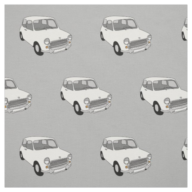 Mini Car Fabric Combed Cotton by Rupert & Poppy (Swatch)