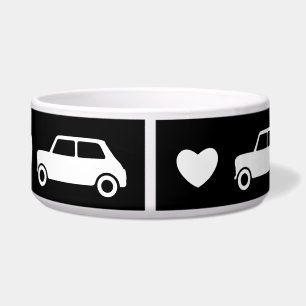 Mini Car Hearts Black