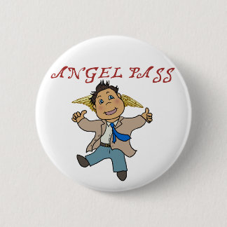 Mini Castiel Angel 6 Cm Round Badge