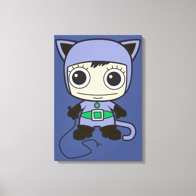 Mini Cat Woman Canvas Print (Front)