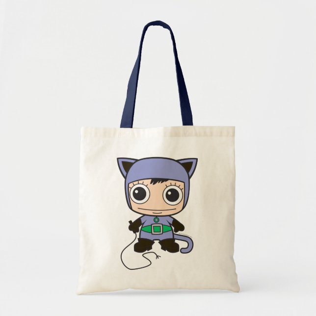 Mini Cat Woman Tote Bag (Front)