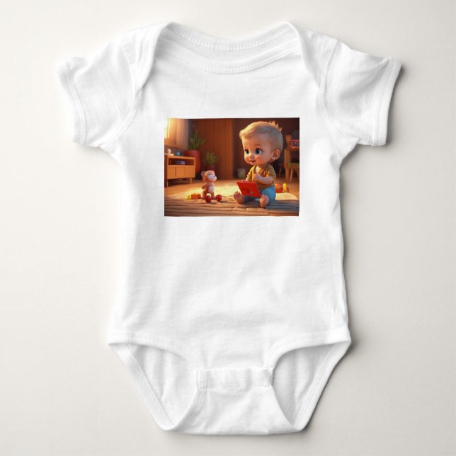 "Mini Champ"T-Shirt Baby Bodysuit (Front)