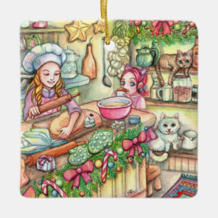 Mini Chef in the Kitchen Ceramic Ornament