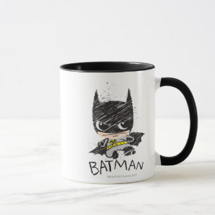 Mini Classic Batman Sketch Mug
