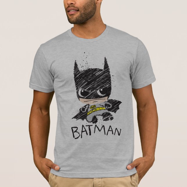 Mini Classic Batman Sketch T-Shirt (Front)