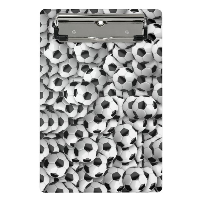 Mini Clipboard-Soccer Balls Clipboard (Front)