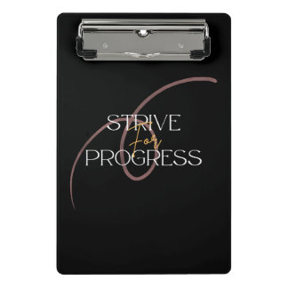 Mini Clipboard Strive For Progress