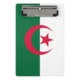 Mini clipboard with flag of Algeria