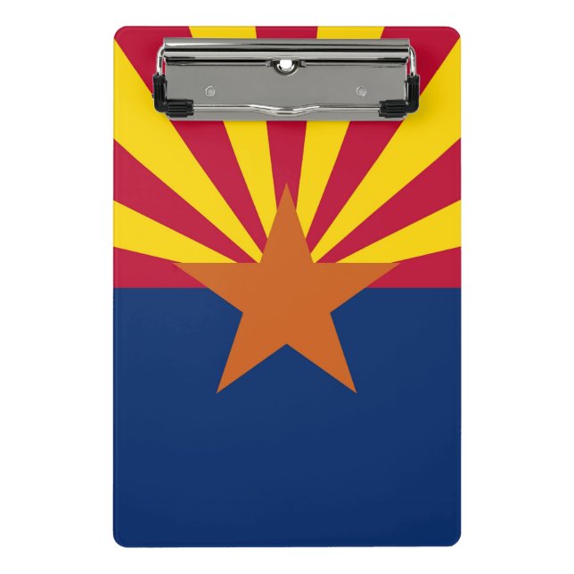 Mini clipboard with flag of Arizona, USA (Front)