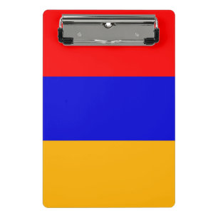 Mini clipboard with flag of Armenia