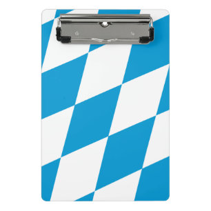 Mini clipboard with flag of Bavaria