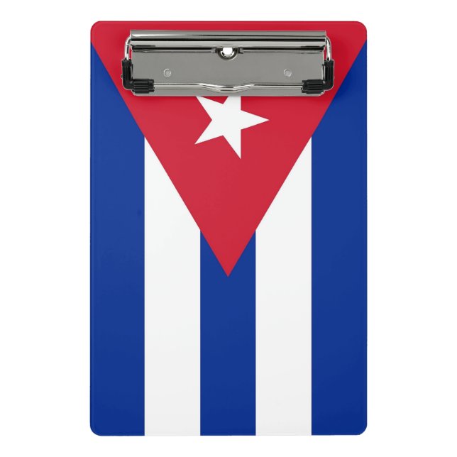 Mini clipboard with flag of Cuba (Front)