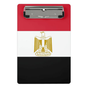Mini clipboard with flag of Egypt