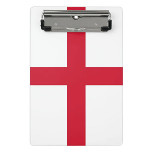 Mini clipboard with flag of England, UK