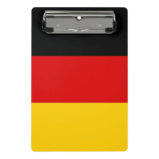 Mini clipboard with flag of Germany (Front)