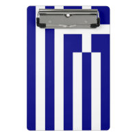 Mini clipboard with flag of Greece