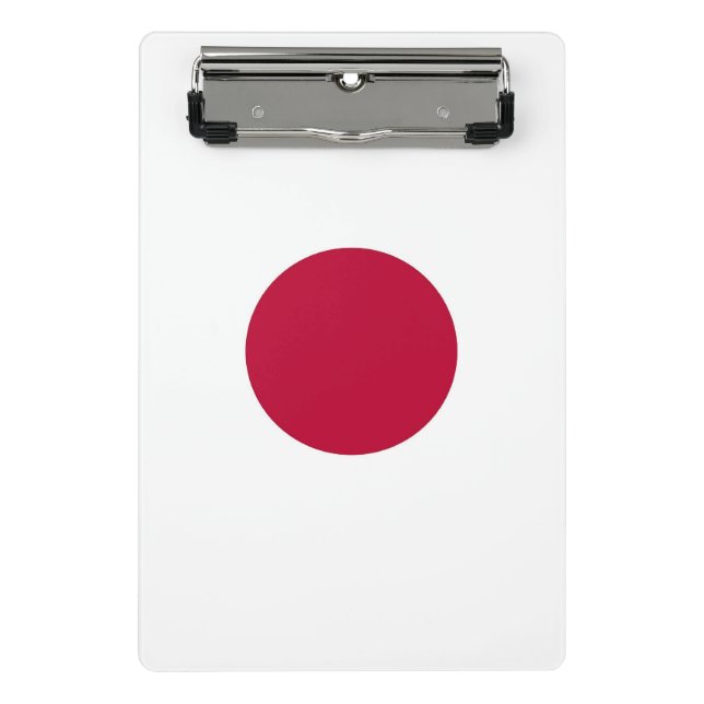 Mini clipboard with flag of Japan (Front)