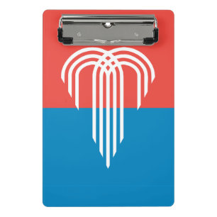 Mini clipboard with flag of Kansas City, Missouri