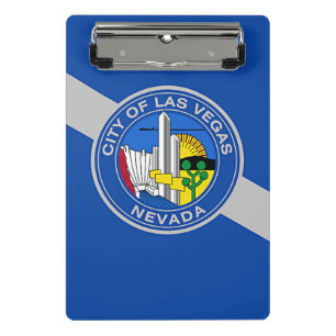 Mini clipboard with flag of Las Vegas, USA