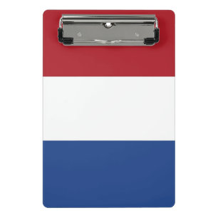 Mini clipboard with flag of Netherlands
