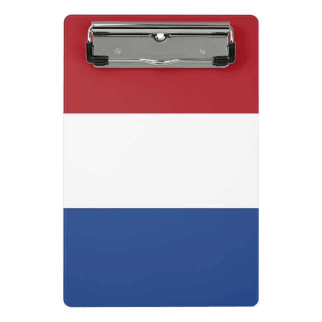 Mini clipboard with flag of Netherlands (Front)