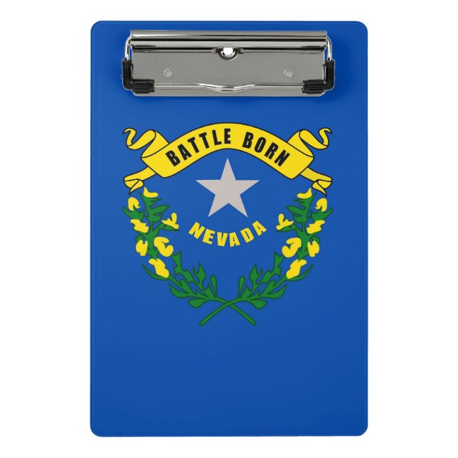 Mini clipboard with flag of Nevada, USA (Front)