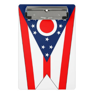 Mini clipboard with flag of Ohio, USA
