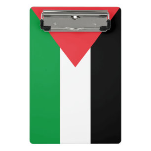 Mini clipboard with flag of Palestine