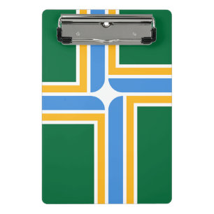 Mini clipboard with flag of Portland, USA