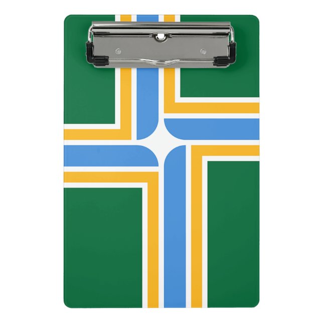 Mini clipboard with flag of Portland, USA (Front)
