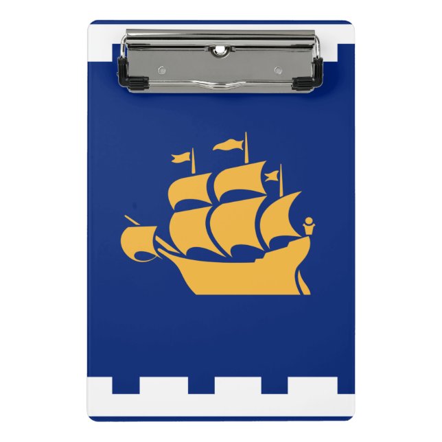 Mini clipboard with flag of Quebec City (Front)