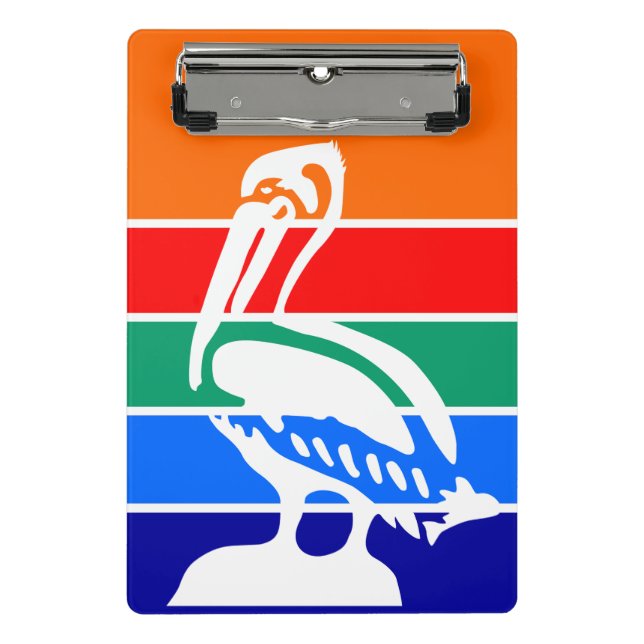 Mini clipboard with flag of St. Petersburg (Front)