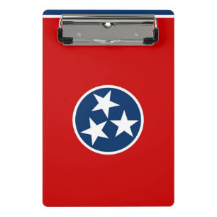 Mini clipboard with flag of Tennessee, USA