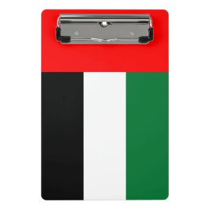 Mini clipboard with flag of UAE