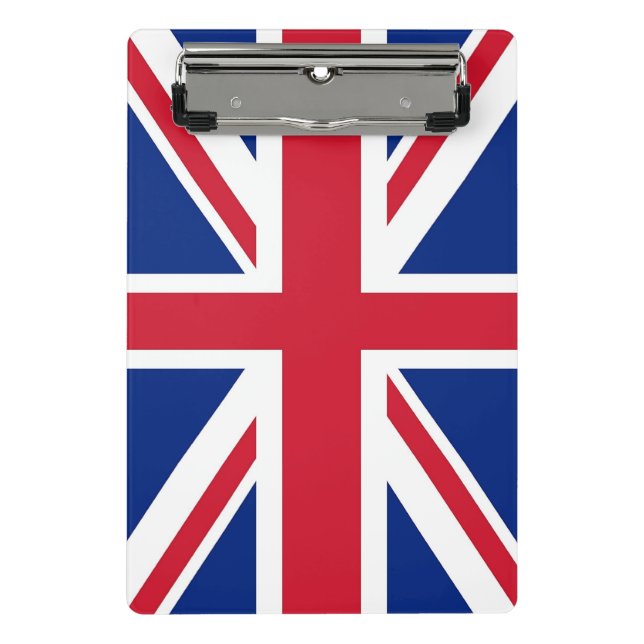 Mini clipboard with flag of United Kingdom (Front)