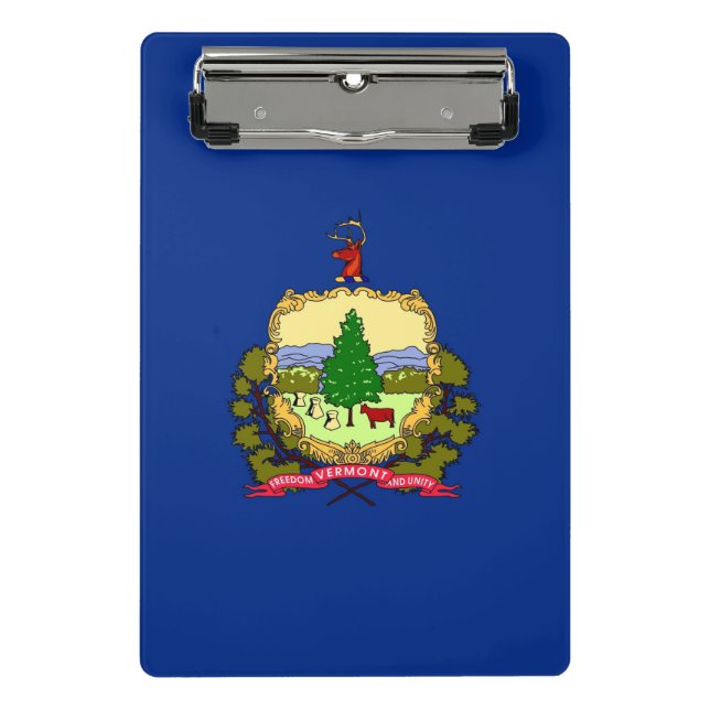 Mini clipboard with flag of Vermont, USA (Front)