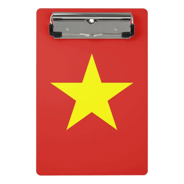 Mini clipboard with flag of Vietnam (Front)