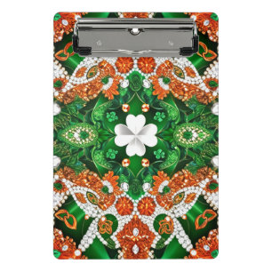 Mini clipboard with Irish Colours