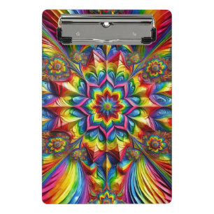 Mini clipboard with LGBTQ Colours