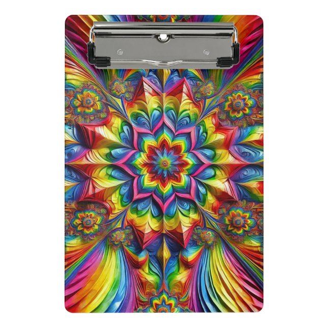 Mini clipboard with LGBTQ Colours (Front)