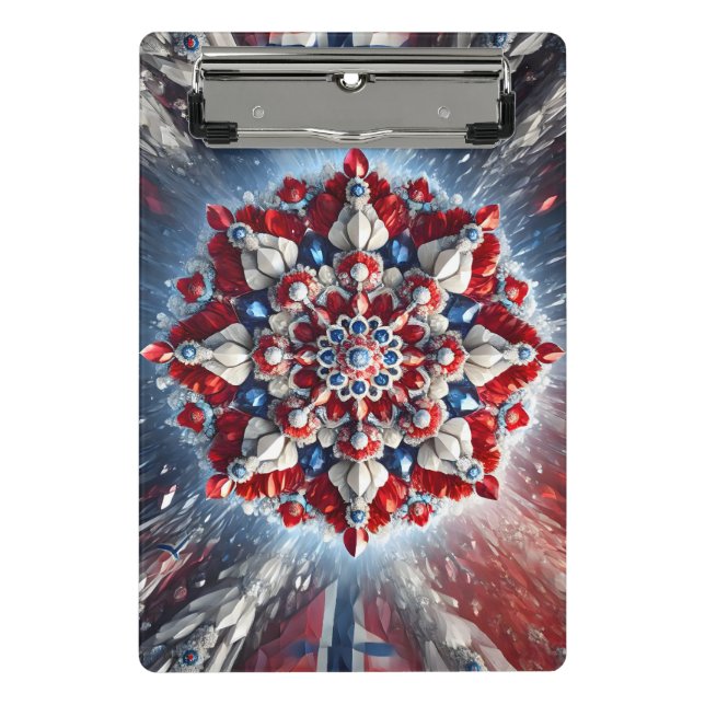 Mini clipboard with Norway Colours (Front)