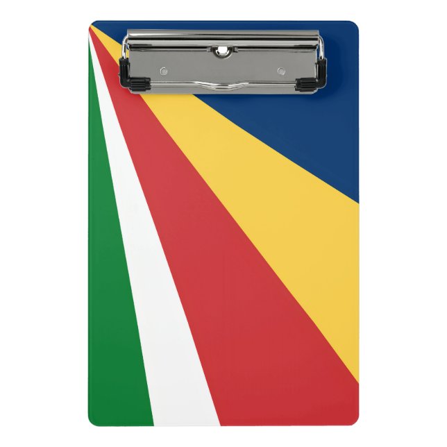 Mini clipboard with Seychelles Colours (Front)