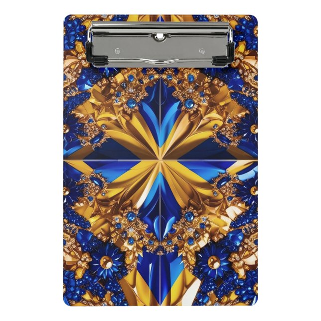 Mini clipboard with Sweden Colours (Front)