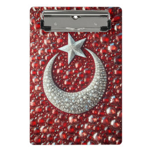 Mini clipboard with Turkish Colours
