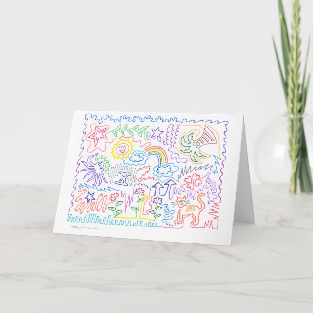 mini colour one line card (Front)