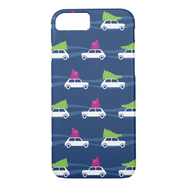 Mini Cooper Christmas Traffic Case-Mate iPhone Case (Back)