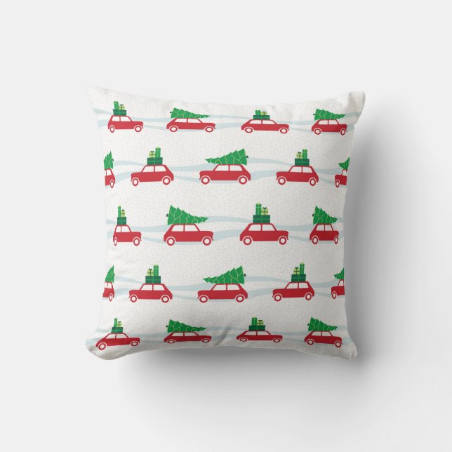 Mini Cooper Christmas Traffic Cushion (Front)