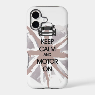 MINI Cooper Keep Calm and Motor iPhone Case